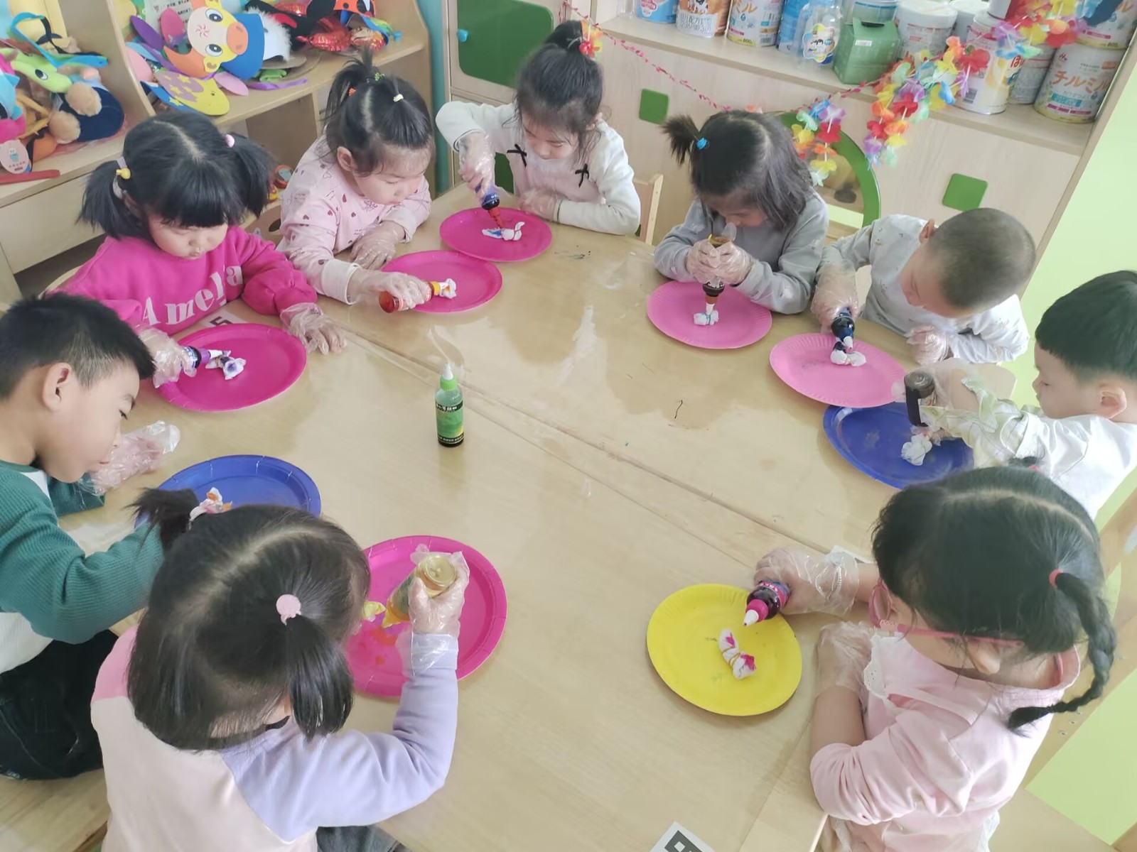 非遗扎染活动：中三班2025.4.25