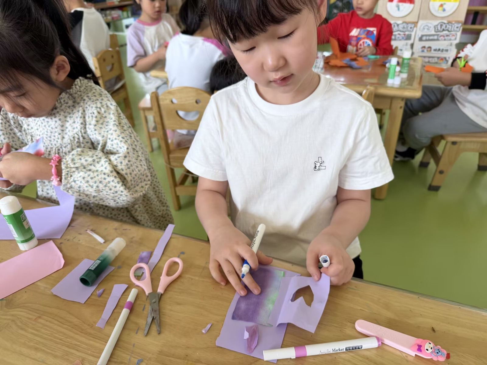 2026.4.7大一班扎染