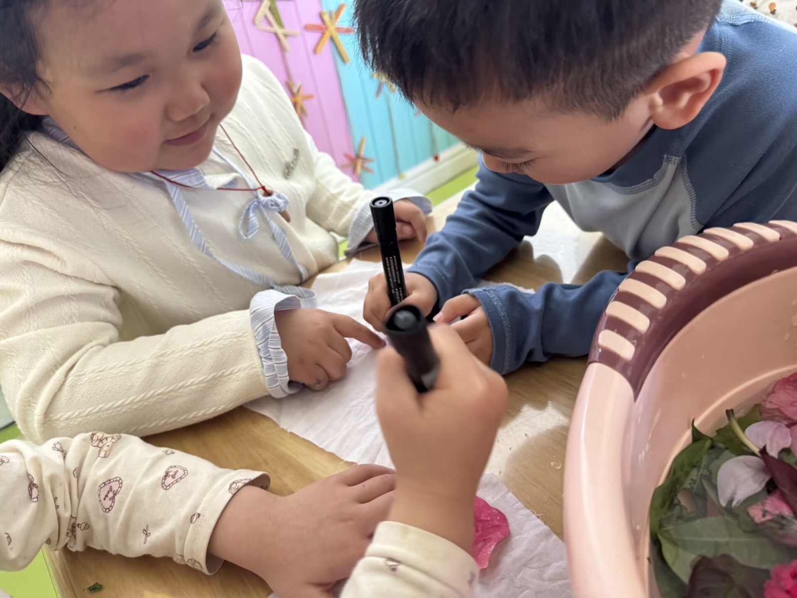 2026.4.7中二班扎染