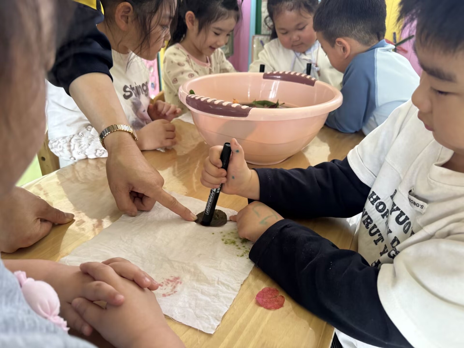 2026.4.7中二班扎染